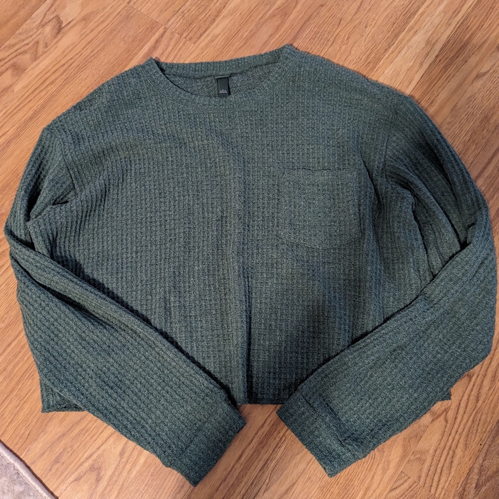 Green Waffle Crop